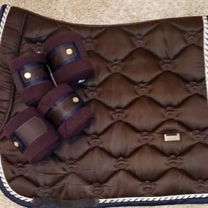 PS of Sweden Lava full dressage pad and polos